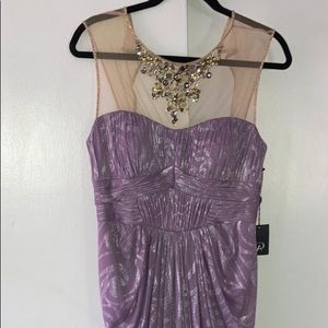 Adrianna Papell purple gown